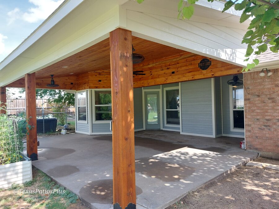 Custom pavilion built by Texas Patios Plus in south DFW